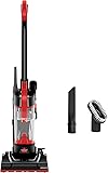 BISSELL CleanView Compact Upright Vacuum, Fits In Dorm Rooms & Apartments, Lightweight with Powerful Suction and Removable Extension Wand, 3508, Red,black CleanView Compact Vacuum