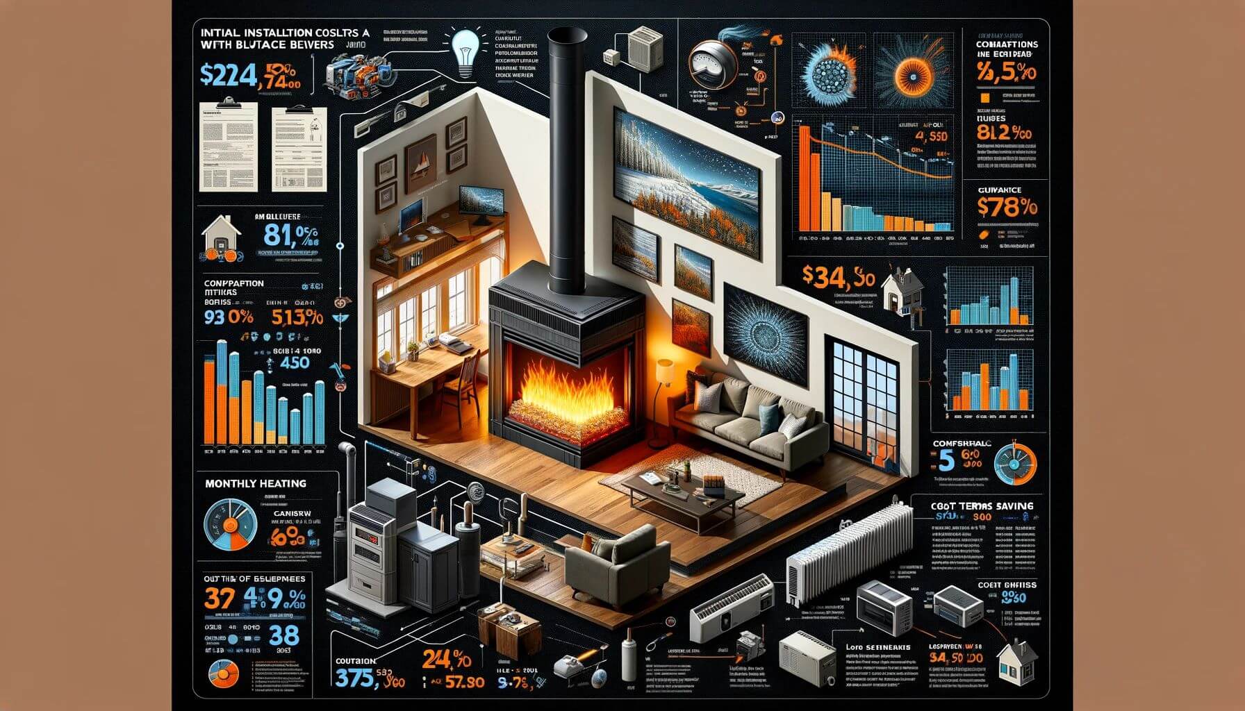 How a Gas Fireplace Insert with Blower Maximize Efficiency