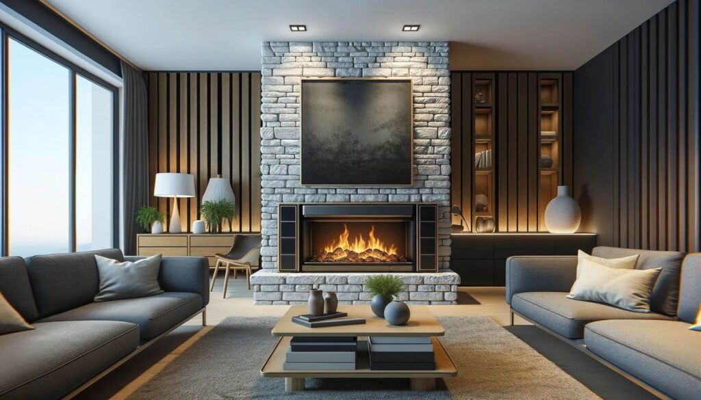 How To Update a 1970s Stone Fireplace - 25 Ideas