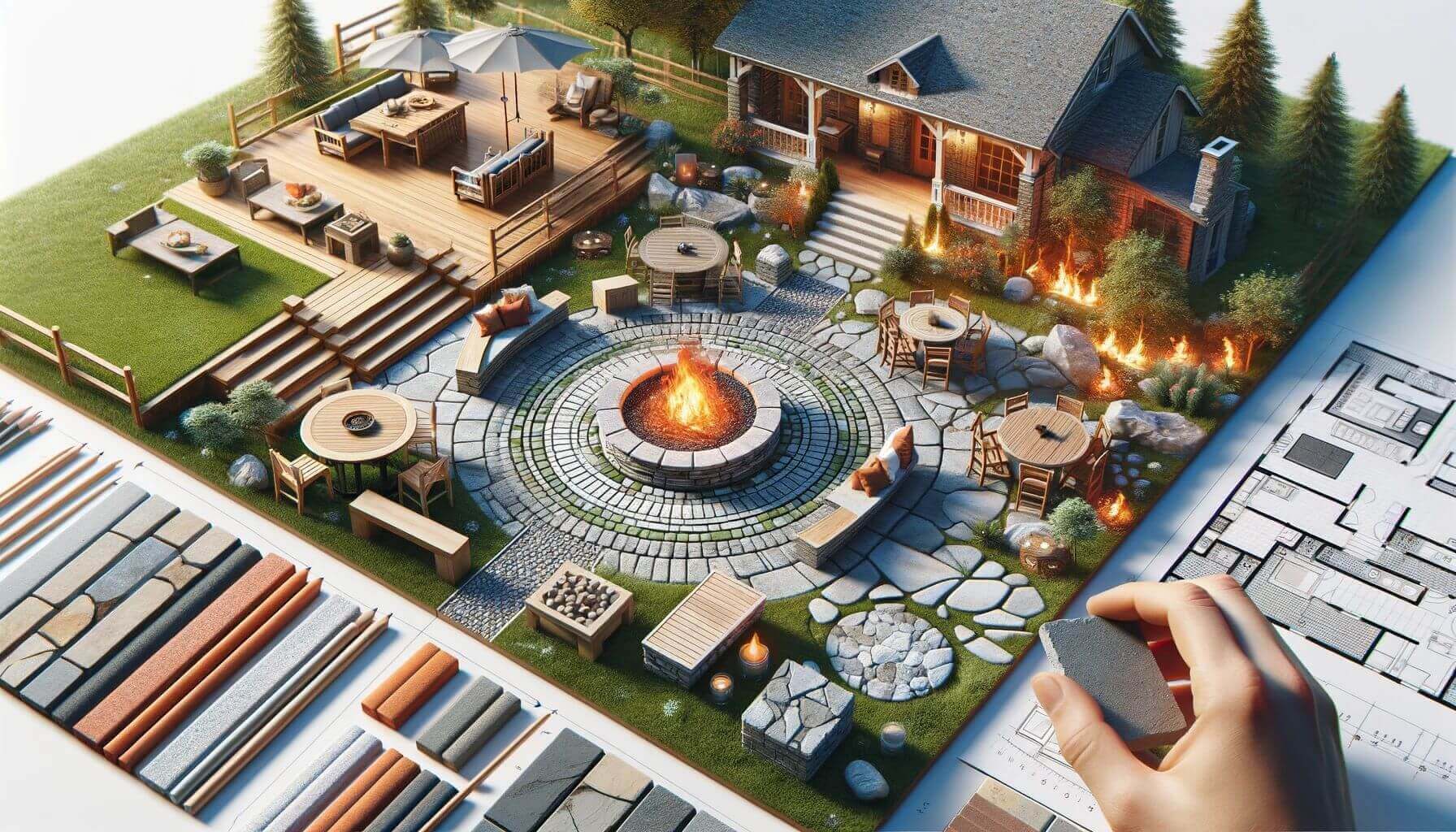 Masonry fire pits tips for cozy outdoors