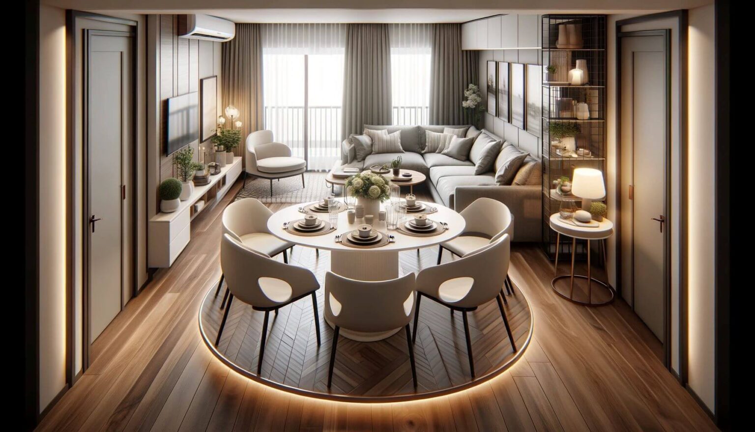 How To Layout Small Living Dining Room Combo: 25 Design Ideas - GWS ...