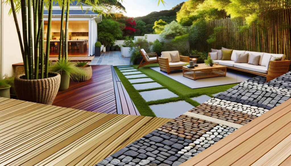A waterproof outdoor flooring design ideas