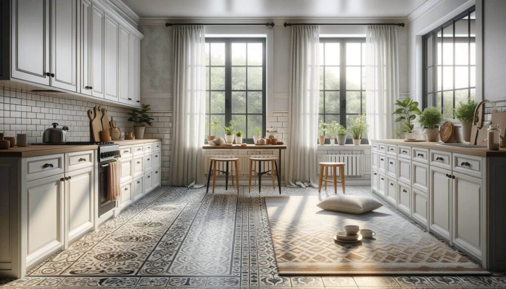Flooring and window enhancements to Revamp Your Kitchen on a Budget