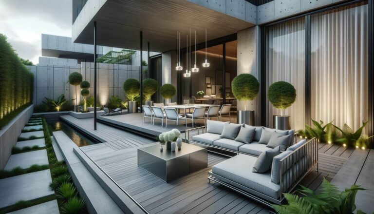 How To Create Sleek and Sophisticated Contemporary Chic Patios