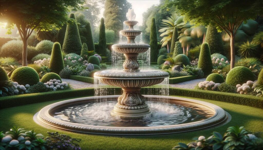 Classic Tiered Fountain A timeless piece that brings elegance