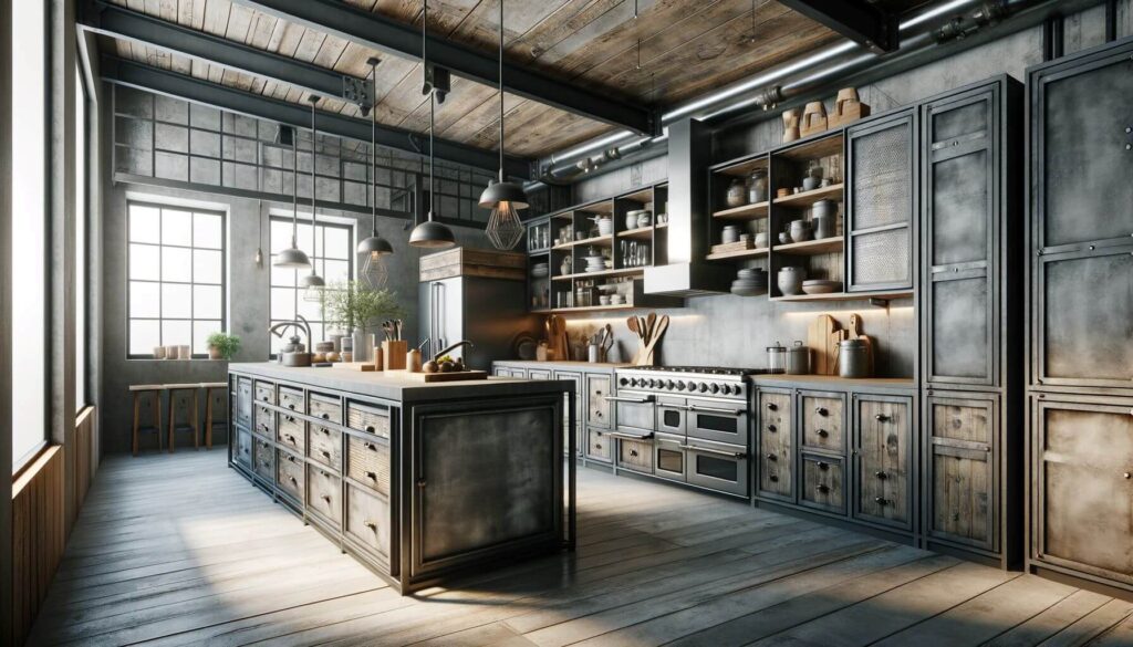 Industrial Style kitchen Cabinets