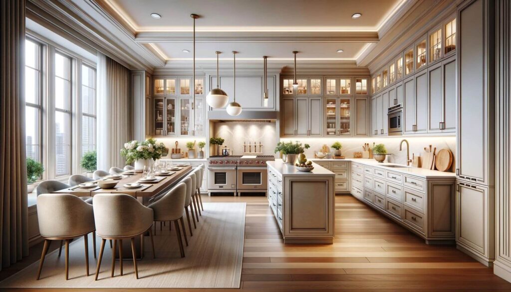 Kitchen remodeling project in Seattle WA concept of soft close everything luxury