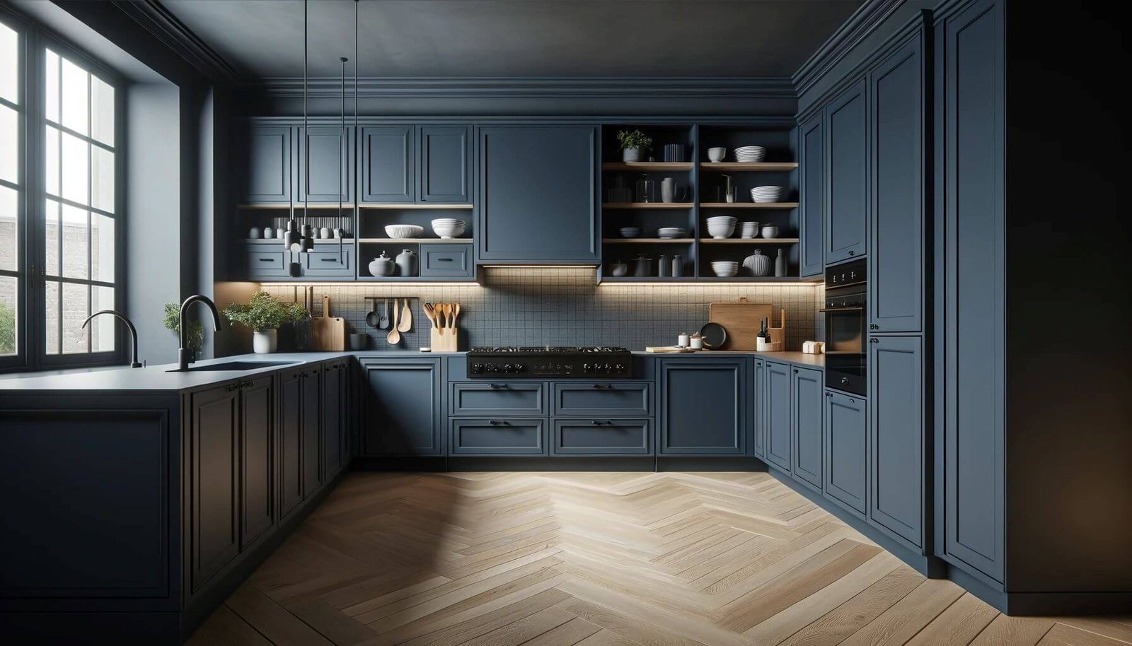 How to Design Navy Blue Kitchen Cabinets: 40 Creative Ideas