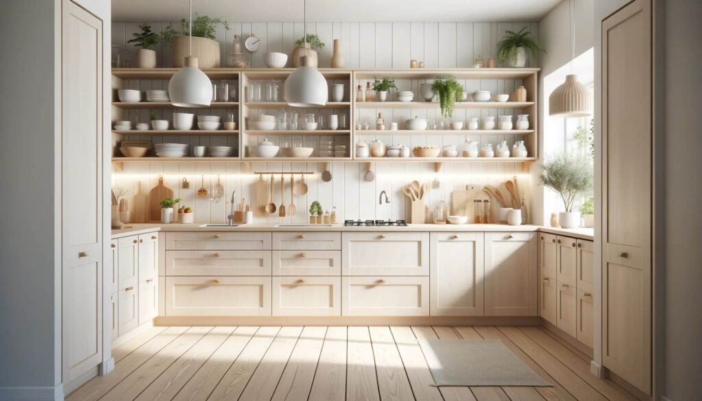 Scandinavian-Inspired kitchen Cabinets