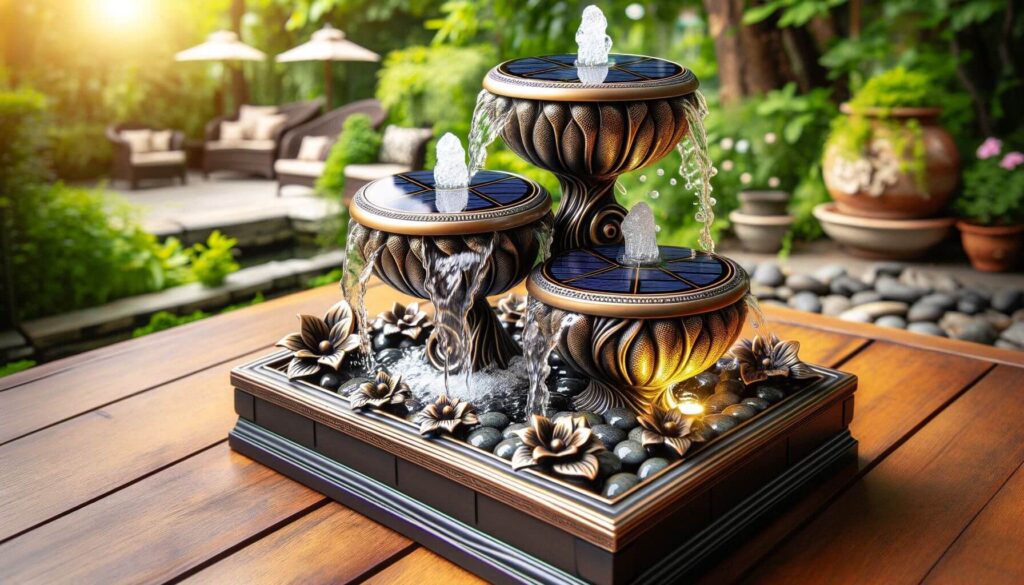 Solar-Powered Fountain - Eco-friendly and easy to install