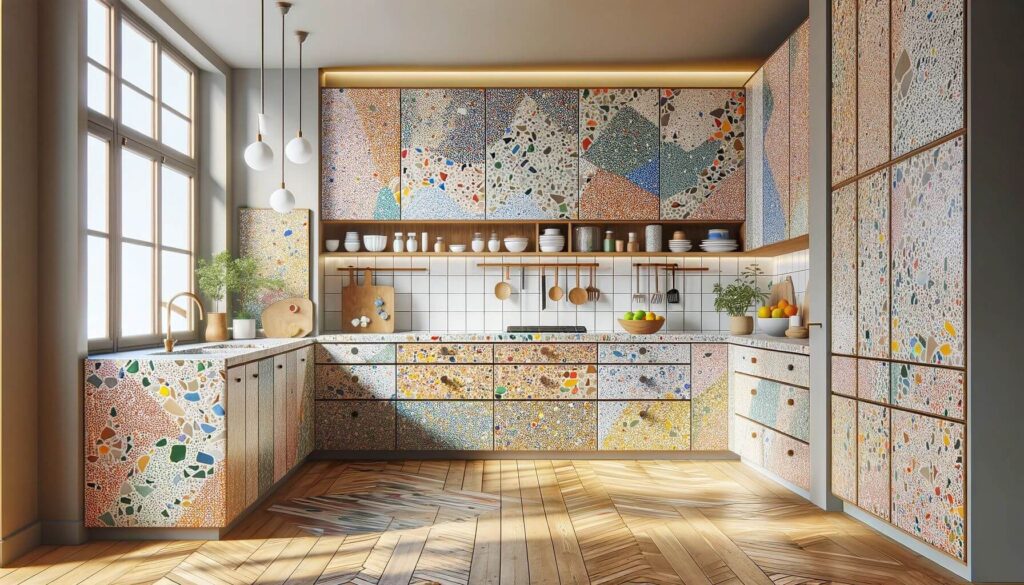 Terrazzo kitchen Cabinets
