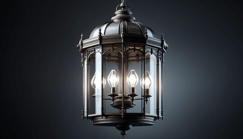A Neo-Victorian lantern pendant