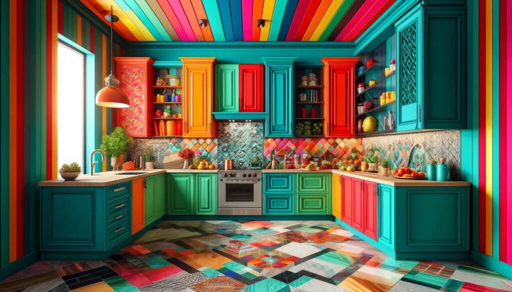 Colorful Designs kitchen