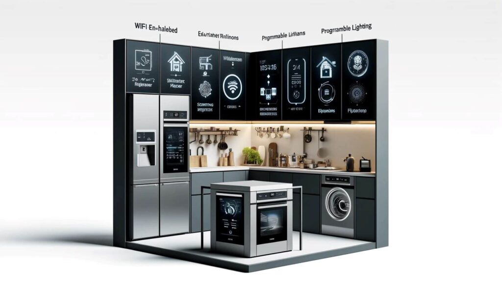 High-Tech Kitchen design smart technology integration
