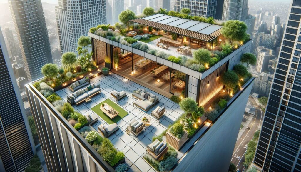 Rooftop Paver Patio Retreats for Urban Oasis