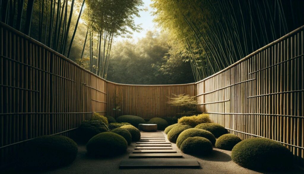 Bamboo Fence Serenity