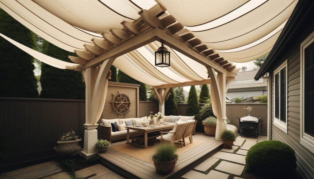 Elevate Style with a Sailcloth Roof