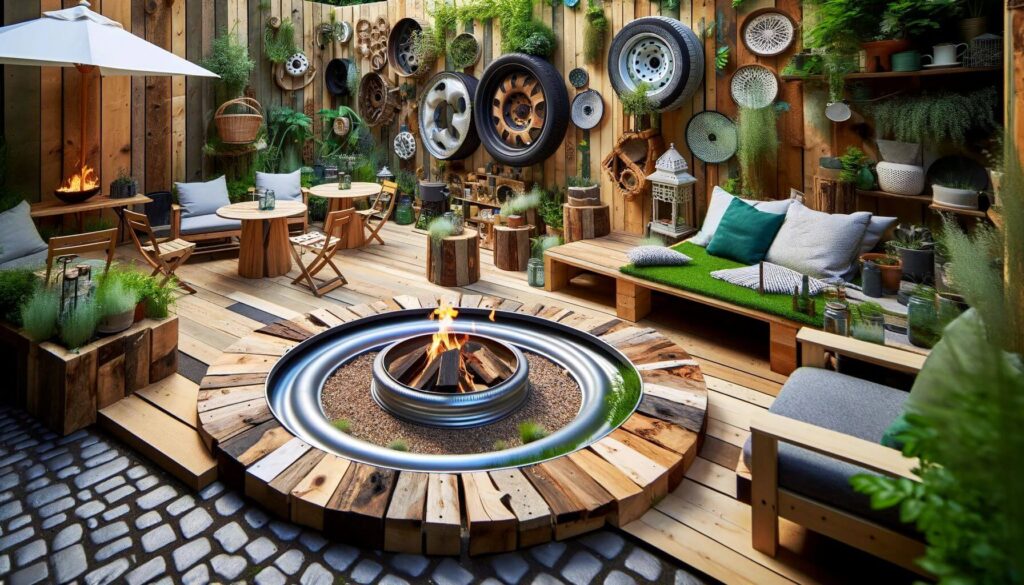 Recycled Material Fire Pits