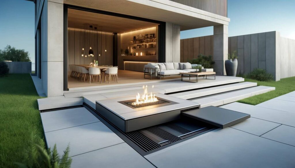 Retractable Fire Pits