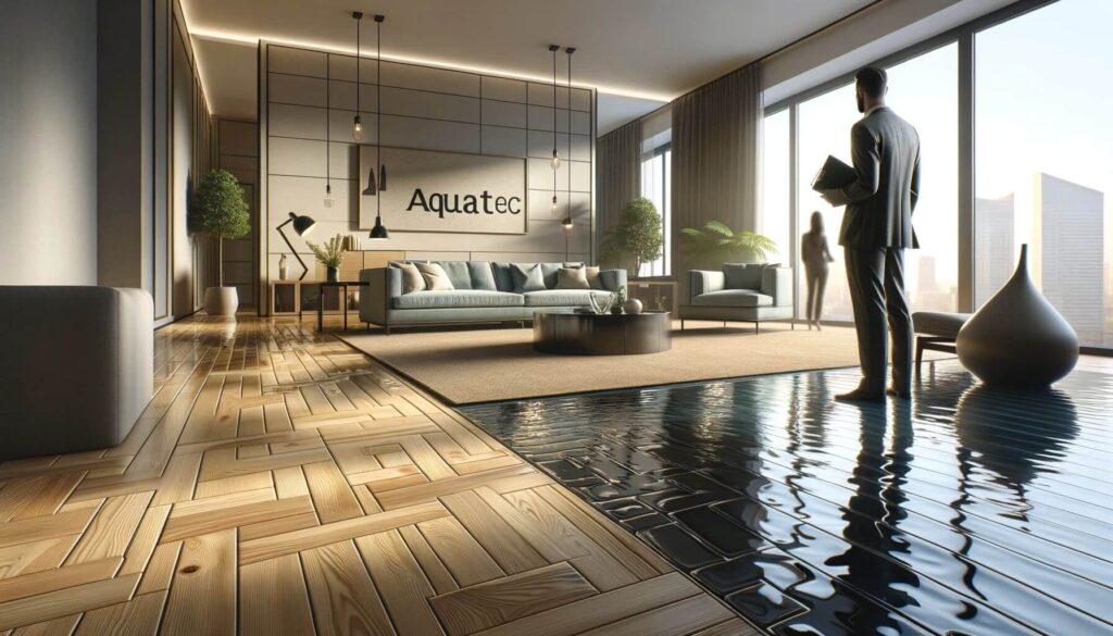 Urban home interior with Aquatec flooring a smart investment