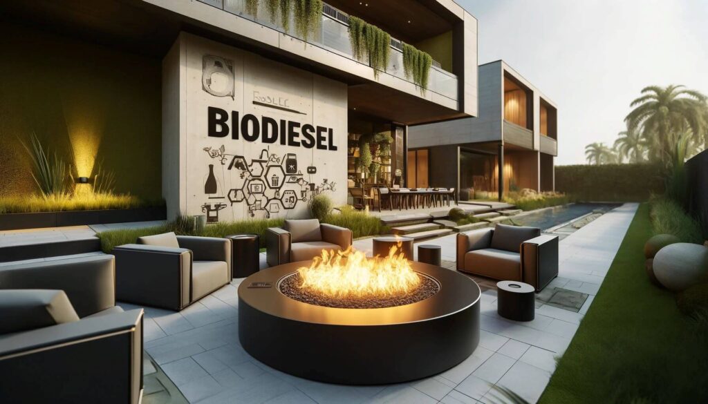 Biodiesel fire pit