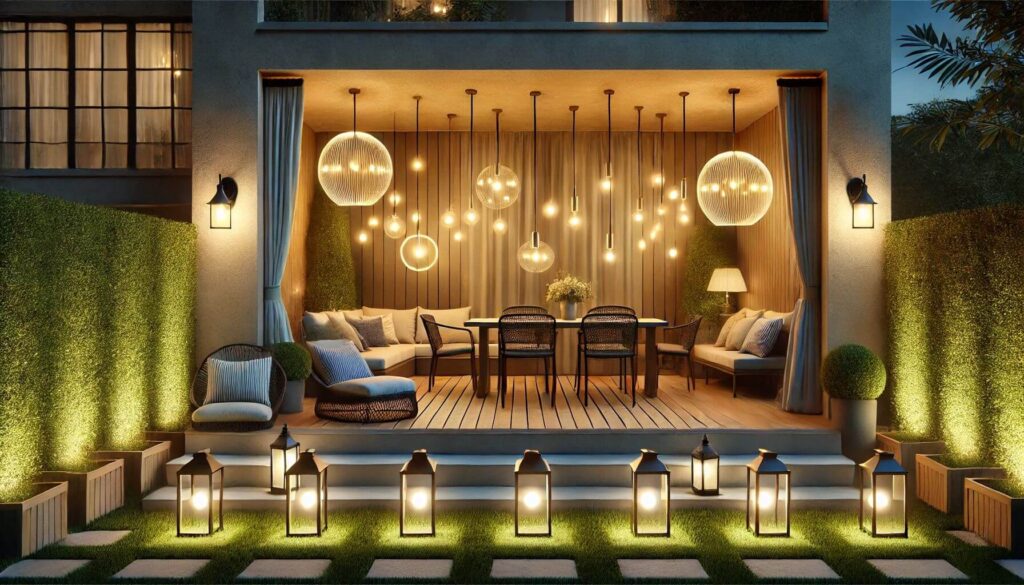 Create Outdoor Rooms Defining Spaces with Lighting light