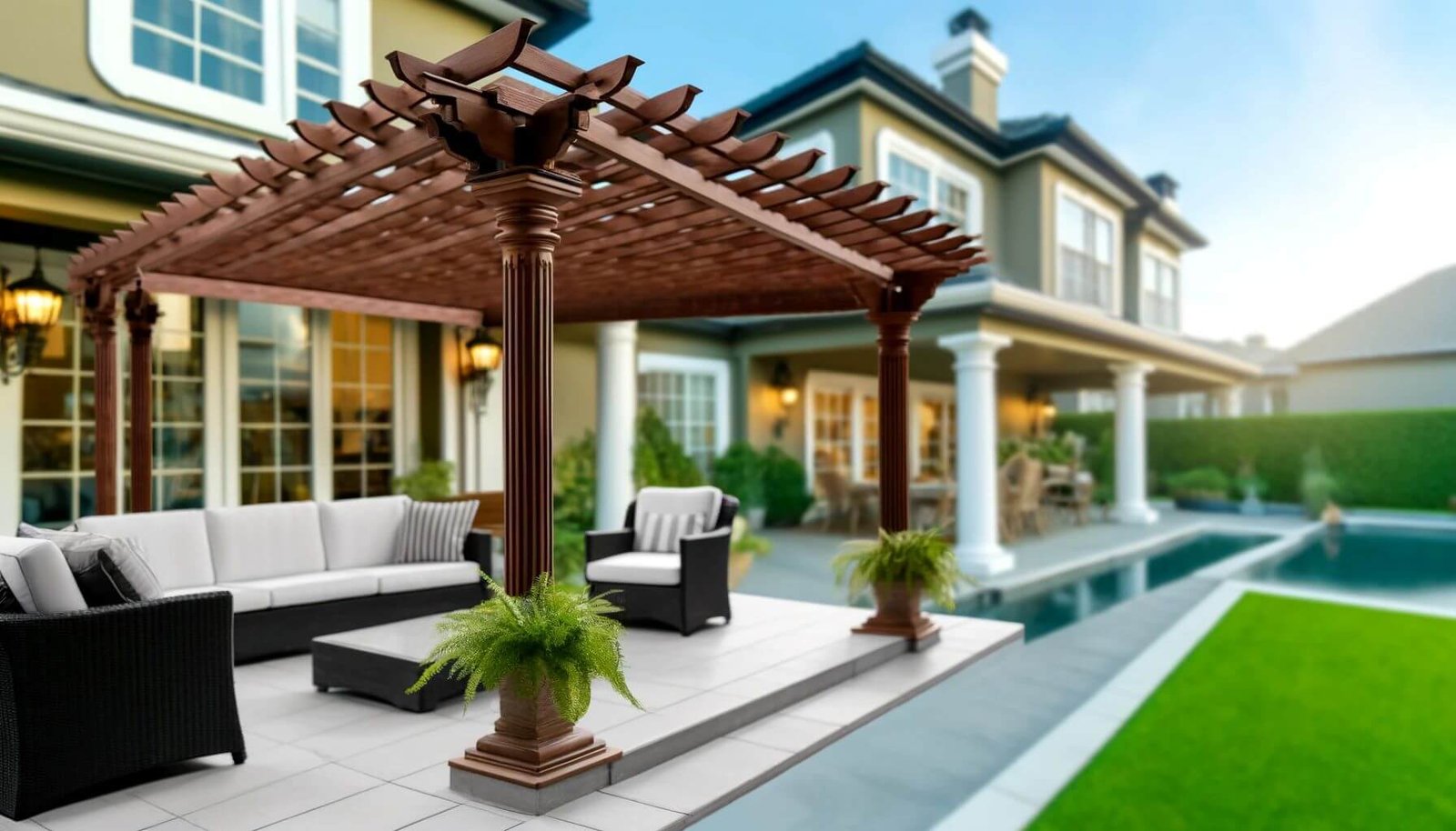 Transforming Your Outdoor With Pergola Design For Open Terrace