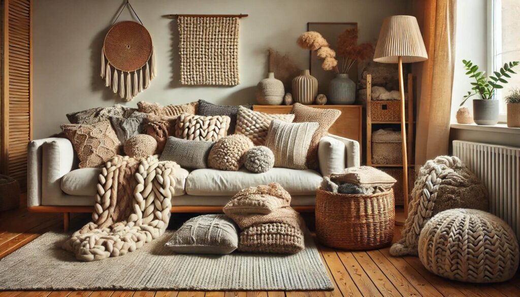 Layering Textures for Comfort in nordic living room