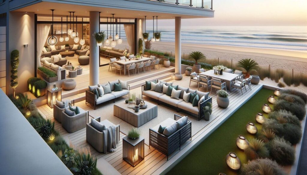 Outdoor Patio Design Ideas for Ocean City Beachfront Properties