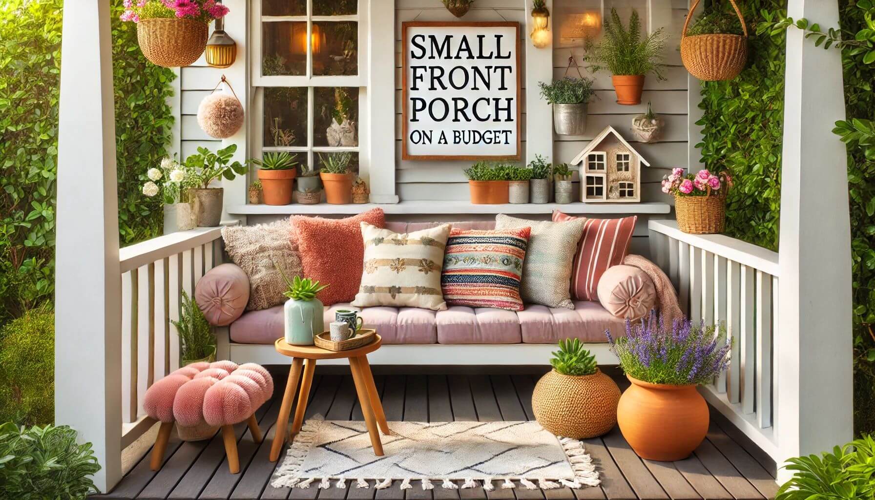 25 Best Small Front Porch Decor Ideas and Designs On A Budget