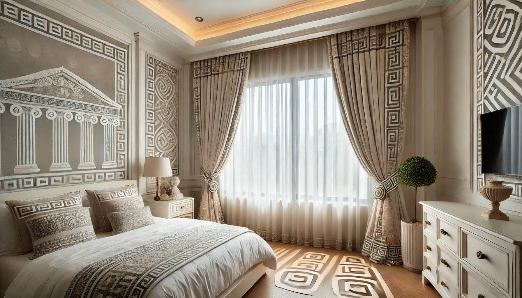 7 Greek-Inspired Window Treatment Ideas for Your Bedroom
