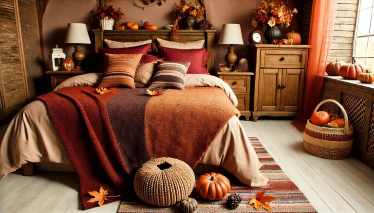 Cozy Autumn Retreat How to decorate a bedroom for autumn