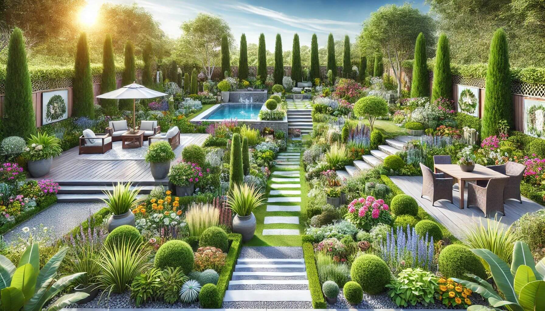 How to Add Style to the Landscape: 17 Stunning Garden Design Ideas