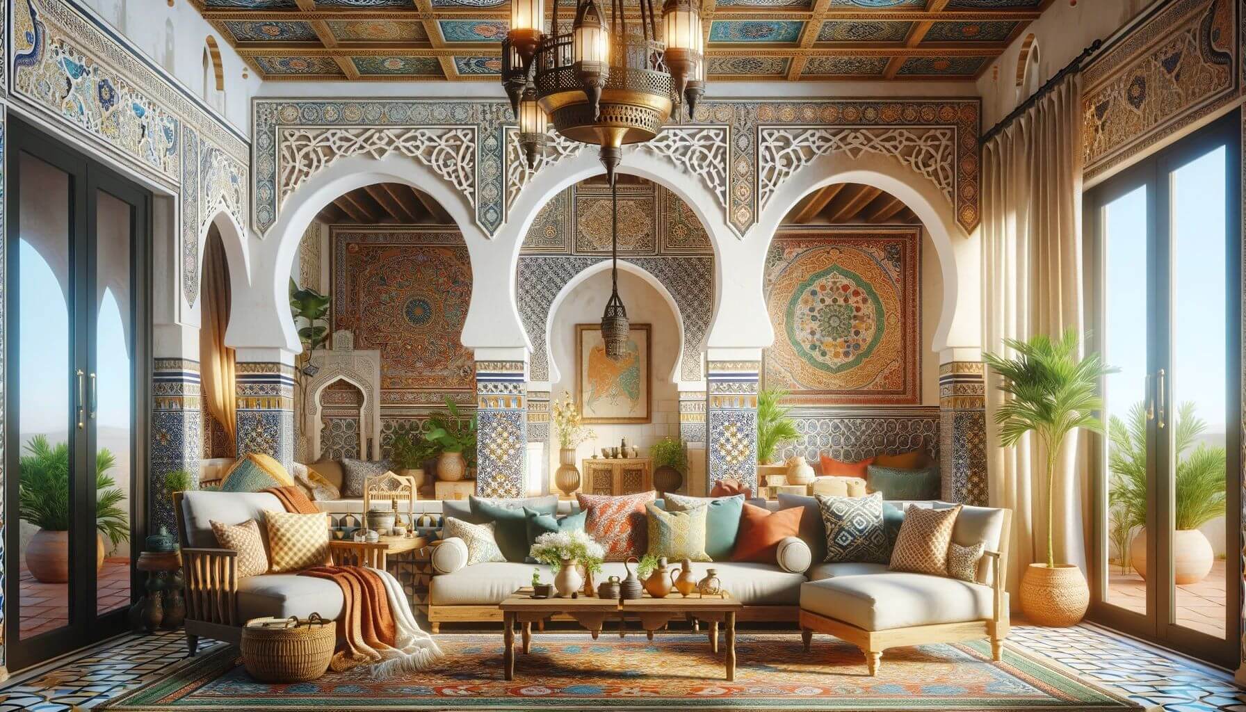 How to blend Arabic home design and Mediterranean style