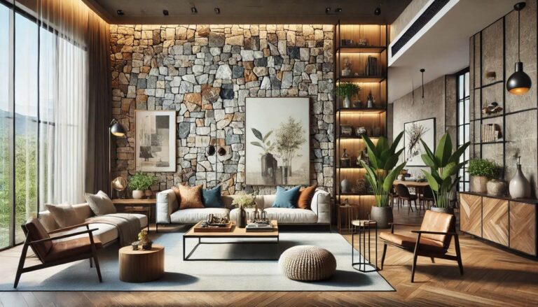 Interior stone accent wall ideas How to Elevate your living space