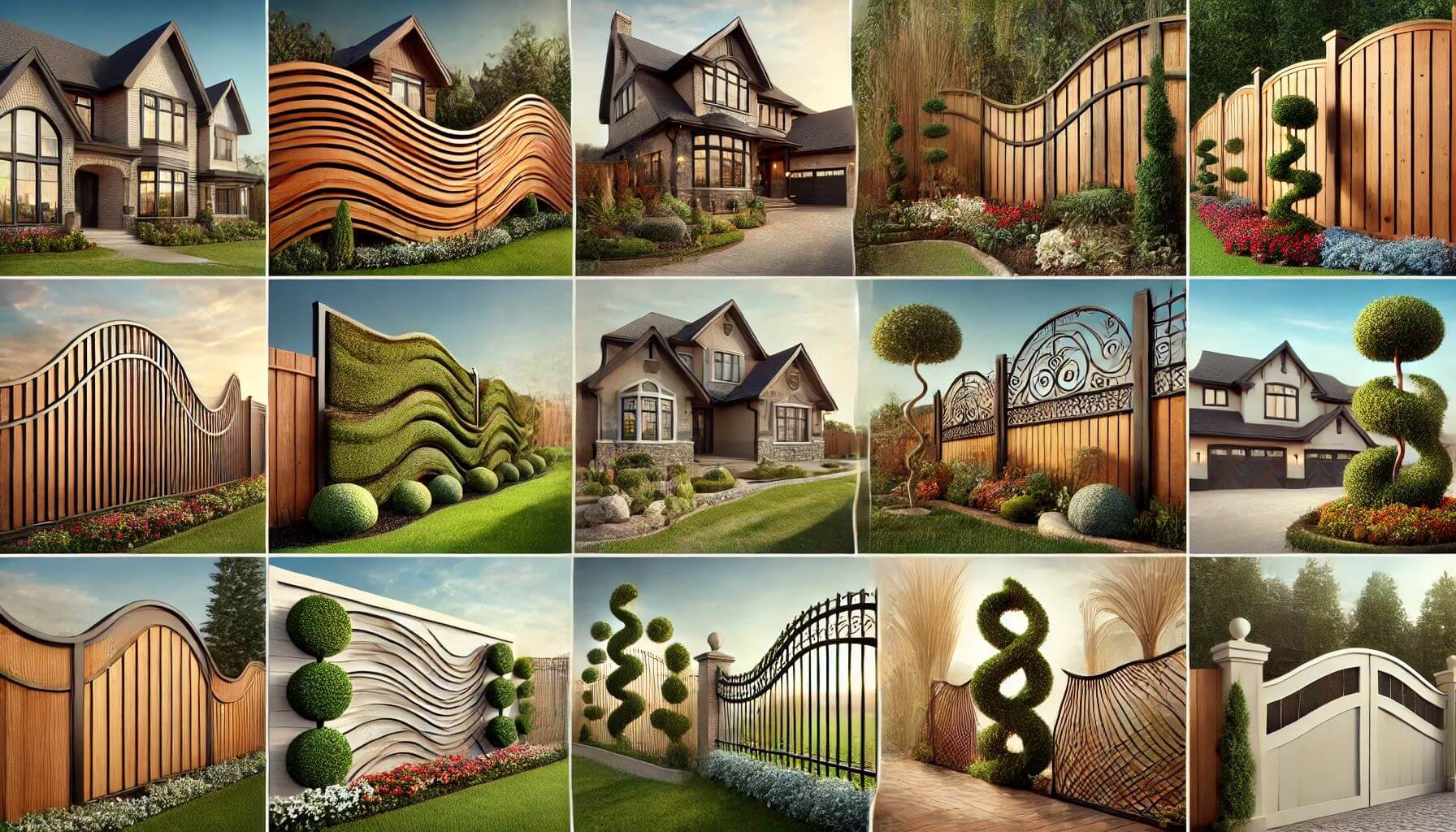 23 Inspiring Curved Fence Designs to Boost Your Home s Appeal