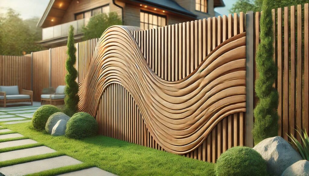 Flowing Wooden Wave