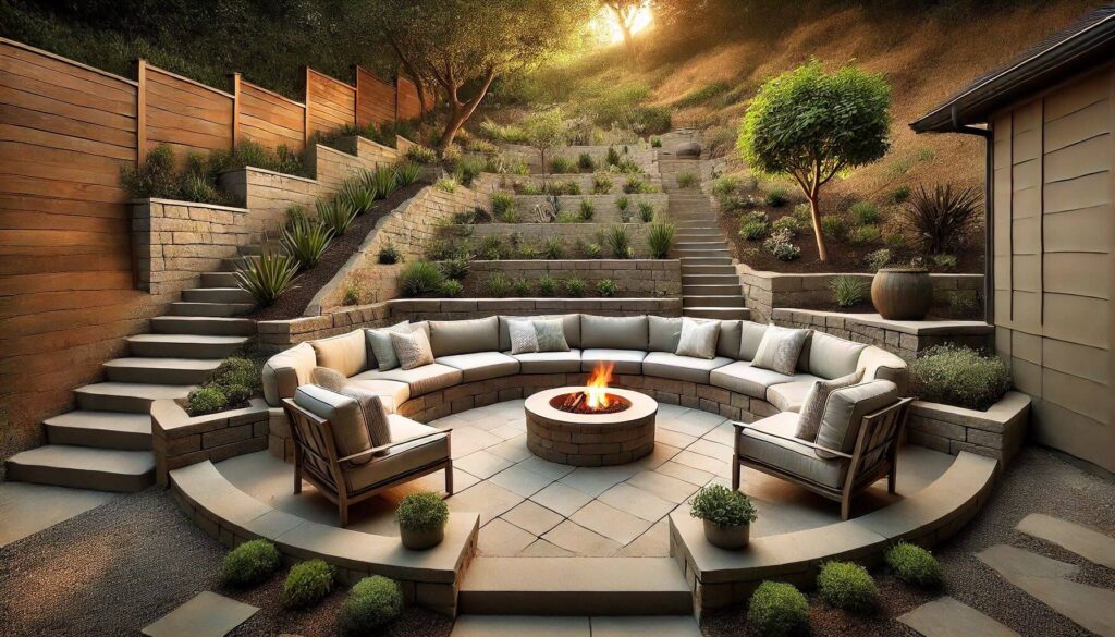 Hillside Seating Area