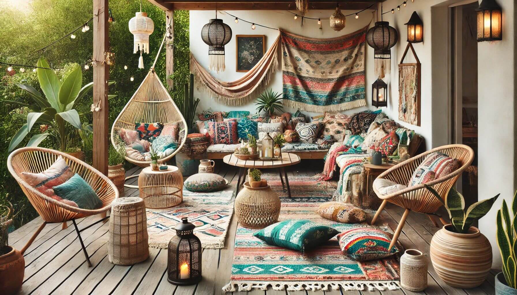 How To Have Free-Spirited Design for Boho-Chic Patios