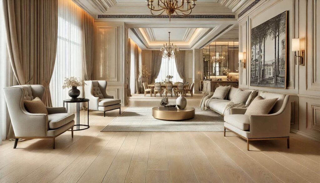 Sandy Breeze Flooring in A luxurious home interior