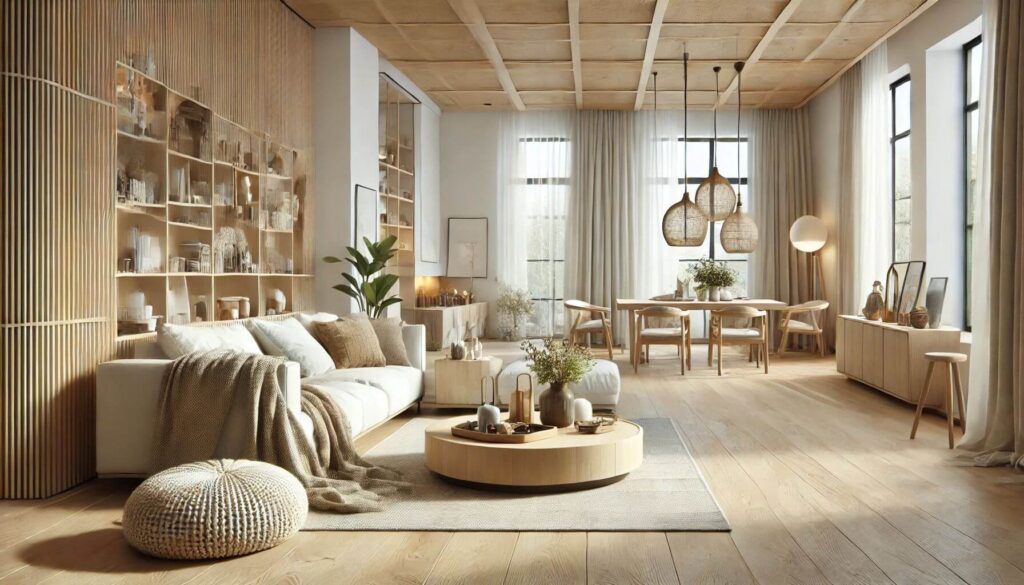 Scandinavian-inspired living room