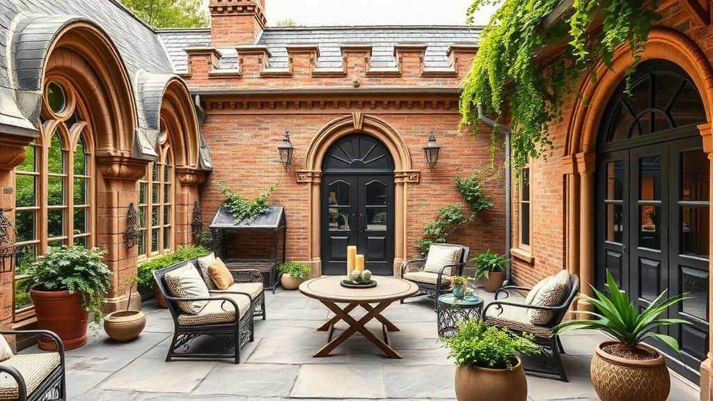 15 Essential Elements of a Gothic-Inspired Patio