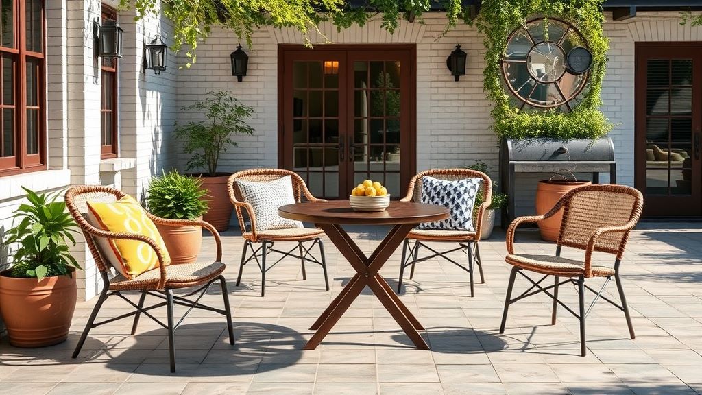 How to Elevate Your Space Stylish Outdoor Tables and Chairs