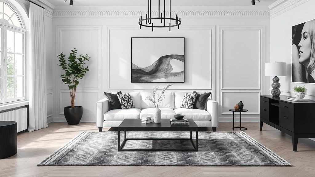 How to Elevate a Space with Timeless Black and White Furniture