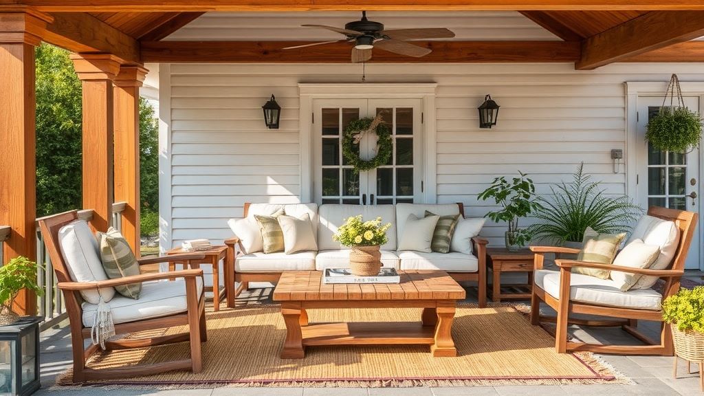 How to Embrace the Charm of Country Style Outdoor Furniture