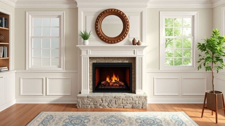 How to Frame Your Home’s Focal Point with Wainscoting Fireplace