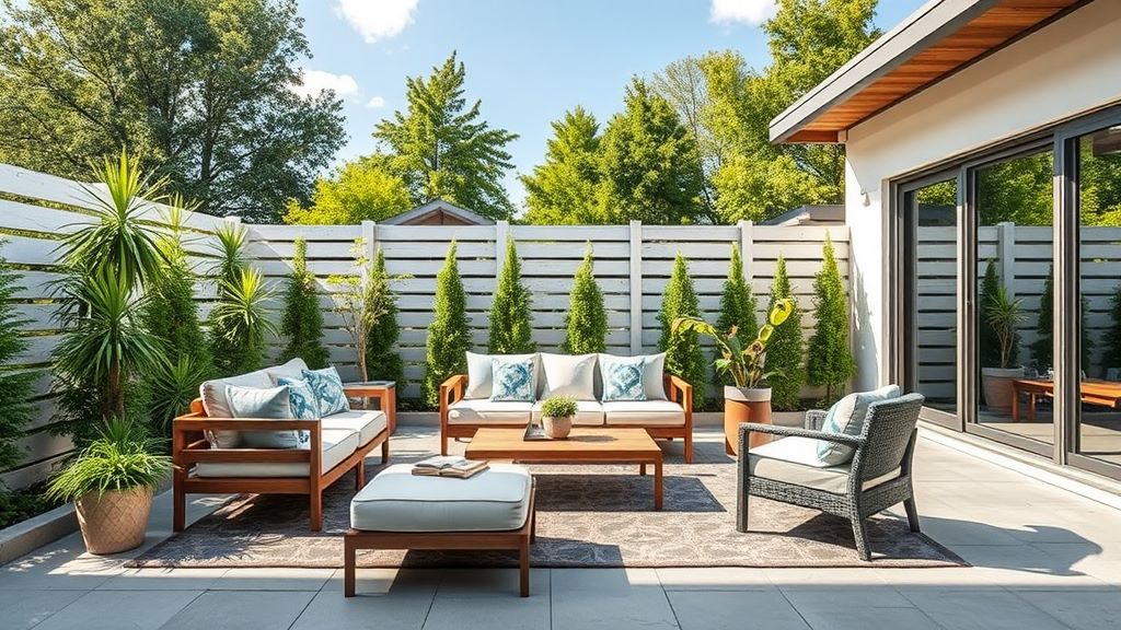 How to Transform Your Outdoor Space with Modern Patio Furniture GWS Masonry Home Improvement