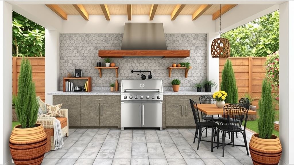 How to transform your culinary Haven Outdoor Kitchen Tile Ideas