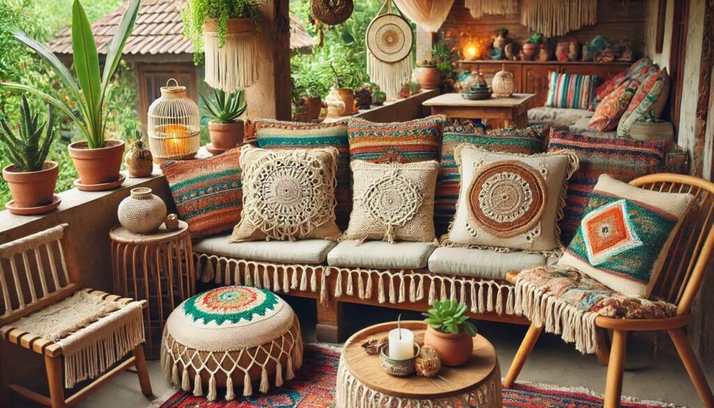 Macrame Pillow Covers Your Porch Bohemian Style