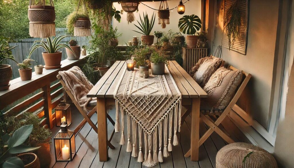 Macrame Table Runner